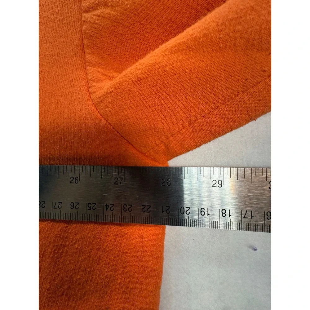 Vintage Cincinnati Bengals NFL Hooded Sweatshirt Orange Pullover Mens XXL Fit